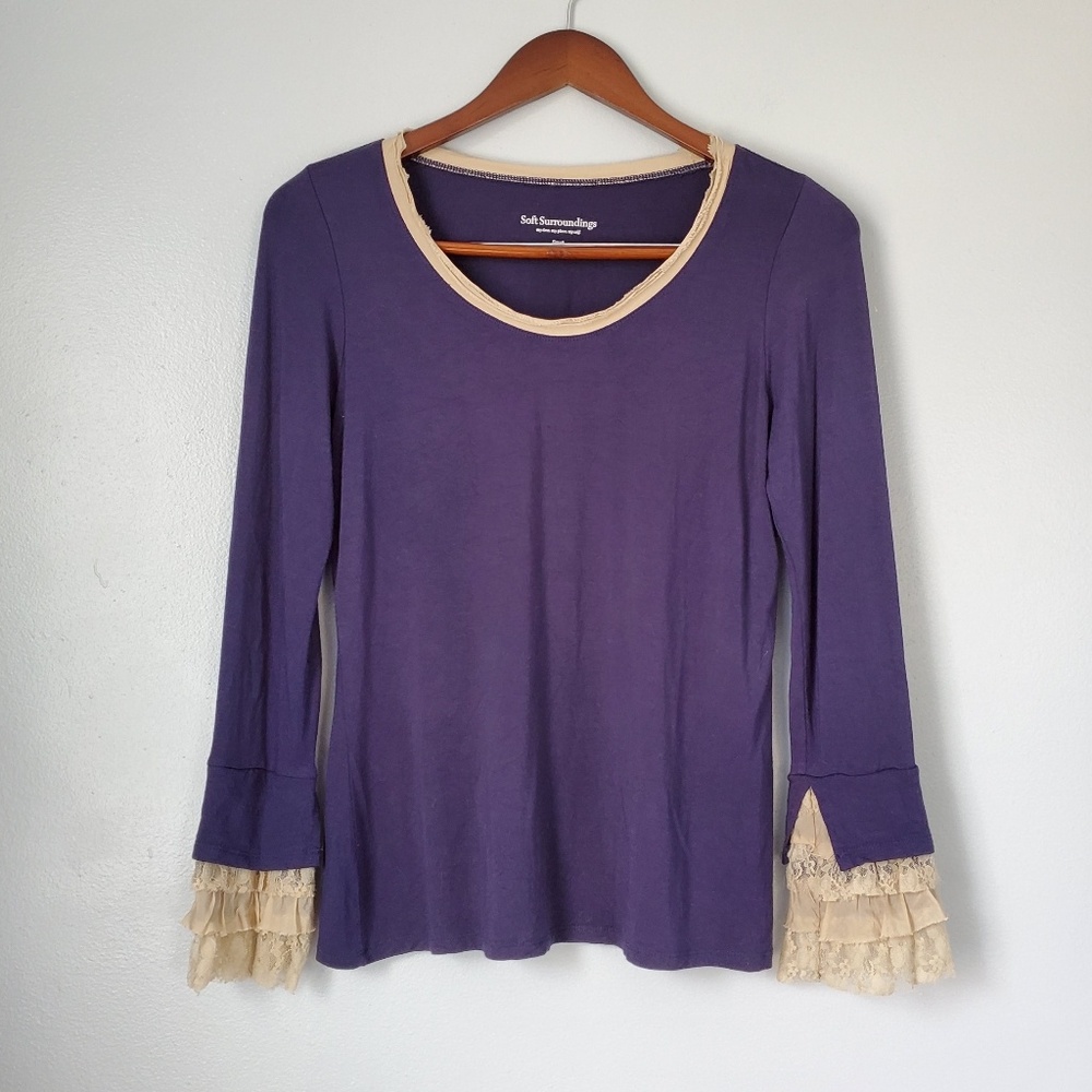 Soft surroundings long sleeve top